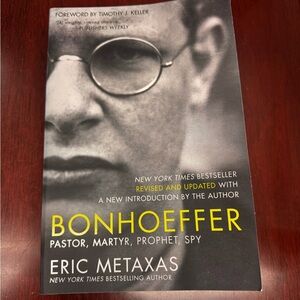Bonhoeffer by Eric Metaxas - Black and Yellow Cover